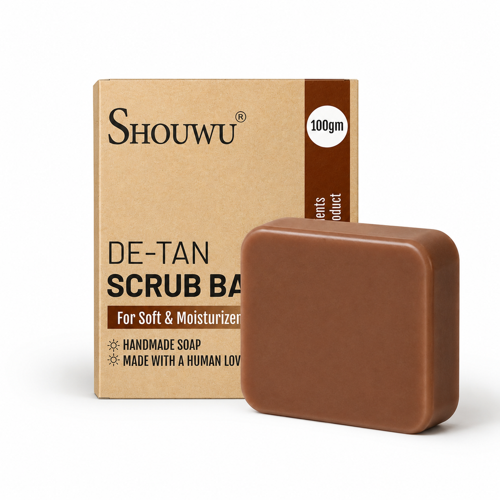 Shouwu Tan Removal & Skin Brightening Scrub Bar
