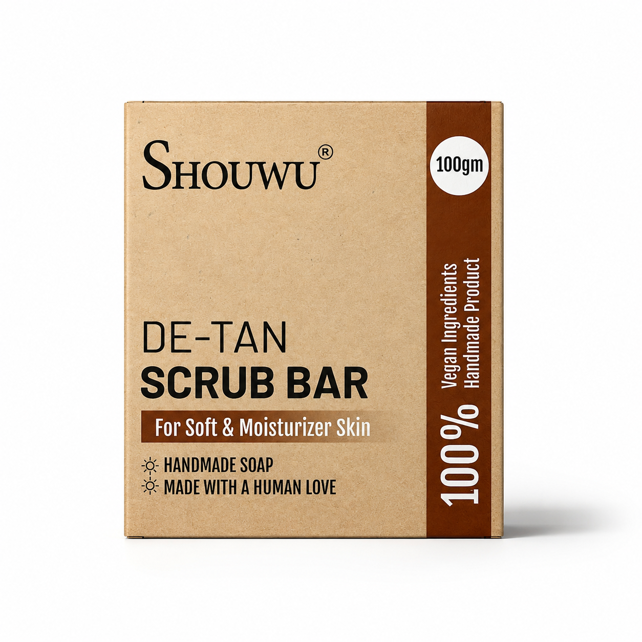 Shouwu Tan Removal & Skin Brightening Scrub Bar